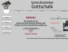 Tablet Screenshot of garten-brunnenbau.com
